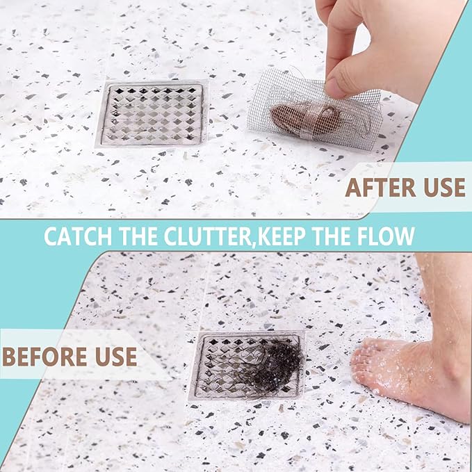 Shower Drain Hair Catcher, Shower Drain Cover - Image 3
