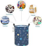 FANKANG Storage Basket, Nursery Hamper Canvas Laundry Basket Foldable - Image 8