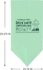 Green Earth Compostable Tall Kitchen Food Scrap Trash Bags, Compost Bin - Image 2