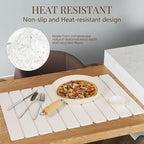 Large Stone Dish Drying Mats for Kitchen Counter 24"×16" Foldable Quick Dry - Image 3