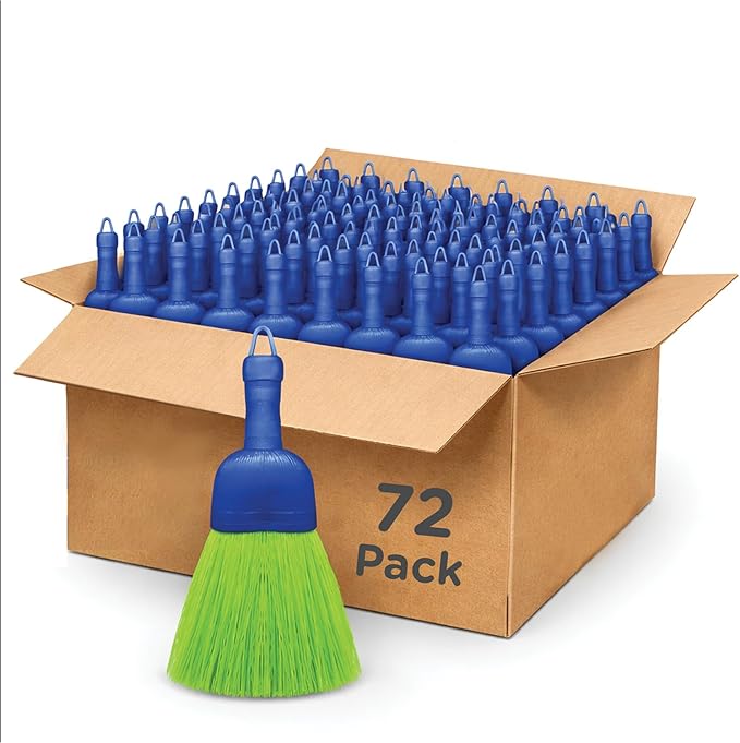 LOLA Whisk Broom, Hand Brush, 72 Pack, Durable Bristles, Whisks Away Dirt & by LolaProducts