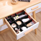 ShineMe Drawer Dividers 8pcs Adjustable Plastic Divider Household Storage - Image 4