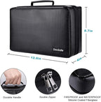 DocSafe Fireproof Battery Organizer Storage Box, Fireproof Waterproof Carrying - Image 5