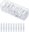 Clear Cable Cord Organizer Box, Adjustable Desk Drawer Storage Case by GOXITAX