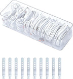 Clear Cable Cord Organizer Box, Adjustable Desk Drawer Storage Case by GOXITAX