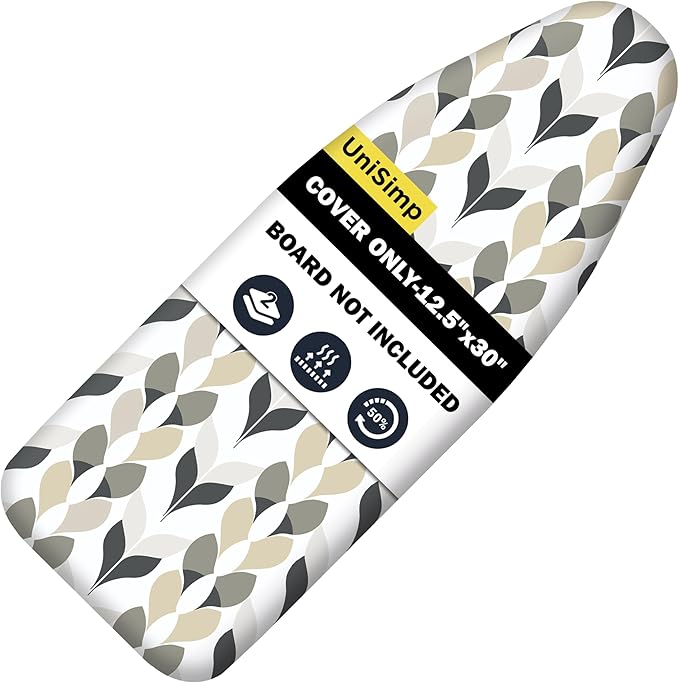 Small Ironing Board Cover and Pad 12.5"x30" Small Iron Board Cover by UniSimp