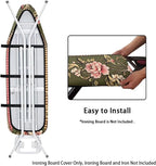 Pink Flower Print Ironing Board Cover and Pad - Image 4