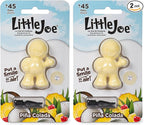 Little Joe 96412 Pina Colada Scent Car Air Freshener Clip Provides Long-Lasting by StonerCarCare