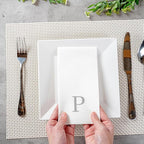 Luxenap 15.8 X 7.9 Inch Linen-Feel Guest Towels, 50 Lettered Hand Towels - Image 5