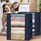 Fab totes Storage Bags, Clothes Blanket Storage Bins Foldable Closet Organizers - Image 7