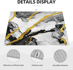 Black White Gold Marble Dish Drying Mats - Image 6