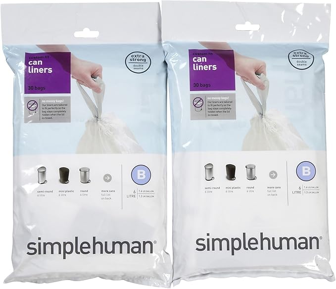 simplehuman Custom Fit Trash Can Liner B by Simplehuman