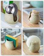 Ceramic Dish Sponge Holder, Sponge Caddy - Image 5