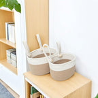 YAHUAN Cotton Hanging Basket for Organizing Hanging Wall Basket - Image 5