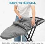 Small Ironing Board Cover 13"x43", RAINHOL Iron Board Replacement Cover and Pad - Image 3
