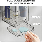 Toothbrush Holders for Bathrooms, 3 Slots Detachable Electric Toothbrush Holder - Image 6