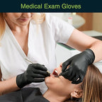 Disposable Black Nitrile Gloves X Large 100 Count - Image 3