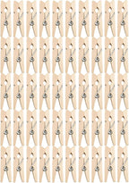 Wooden Clothes Pins, Natural Wood, 50 Pack, 1.8 Inch, Wooden Rust Resistant by DIAO79NI