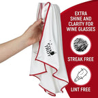 Fox Trot Large Microfiber Polishing Cloths | Streak Free, Lint Free Shine and - Image 4