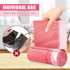 4 Gallon Trash Bags Drawstring 100 Count, JUKFITA Extra Strong Small Garbage - Image 3