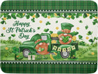 Shamrock Truck Dish Drying Mat Buffalo Check Dish Drainer Mat 18x24 inch by Giwawa