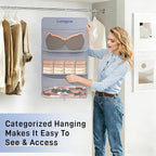 Sock & Underwear Storage Organizer, Hanging Closet Organizer - Image 2