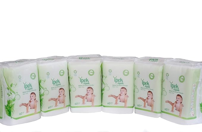 Baby Organic Large Dry Pads 100% Cotton Squares - Image 2