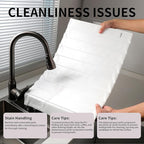 Stone Drying Mat for Kitchen Counter-Super Absorbent PU Dish Drying Mat - Image 5
