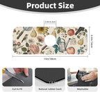 Faucet Draining Mat For Kitchen Sink, Roses Daisies Fruits Garden Diatom Mud - Image 2