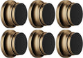 6PC Door Stoppers for Wall, 1.65 x 0.9 Inch Door Knob Wall Protector by Sckeinwg