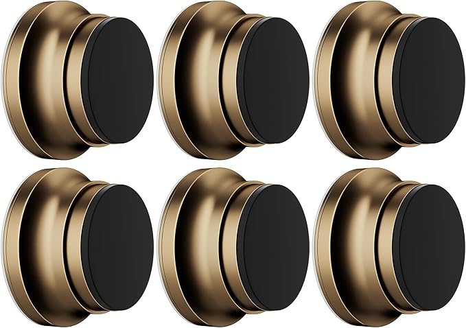 6PC Door Stoppers for Wall, 1.65 x 0.9 Inch Door Knob Wall Protector by Sckeinwg