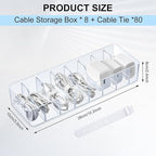 Tatuo 8 Pcs Cable Organizer - Image 2