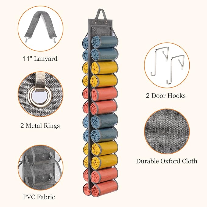 Lirex Hanging Yoga Legging Storage Organizer - Image 4