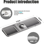STARGAZ Silicone Faucet Mat for Kitchen Sink, Faucet Draining Mat, Sink Back - Image 2