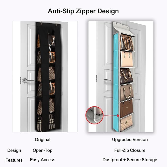 Lirex Over The Door Purse Organizer & Purse Shelf - Image 4