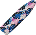 Tropical Palm Tree Leaves Ironing Board and Pad Standard Size Ironing Board by Tongluoye