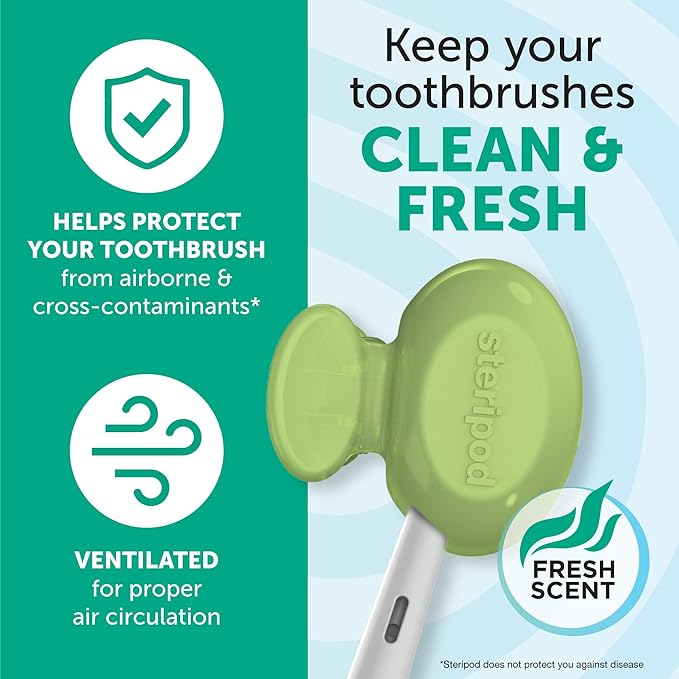 Steripod Clip-on Toothbrush Protector - Image 3