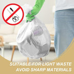 Magesh 8-10 Gallon Trash Bag Strong, Leakage-Free, Medium Garbage Bags - Image 6