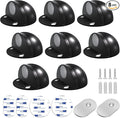 8 Pack Magnetic Door Stops Self Adhesive Floor Mounted Door Stoppers No Drill by Gudui