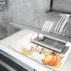Fall Pumpkin Maple Dish Drying Mat - Image 5