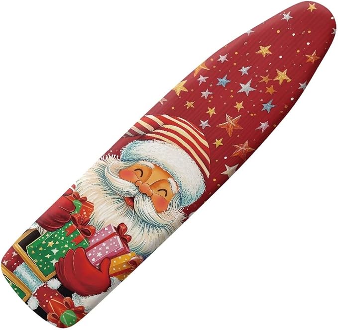 ZDCUSTOM 13"x52" Ironing Board Cover, Santa Claus Merry Christmas Decorative by Unknown