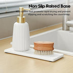 3 Pack Stone Drying Tray, Water Absorbing Stone Sink Mat - Image 6