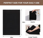 Homaxy 100% Cotton Oversized Waffle Weave Kitchen Dish Towels, Ultra Soft - Image 3