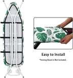 Green Leaves Ironing Board Covers Durable Stain Resistant Hook and Loop - Image 4