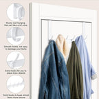 BOOMIBOO Over The Door Hooks, Sturdy Door Hanger, Towel Rack Towel Hooks - Image 3