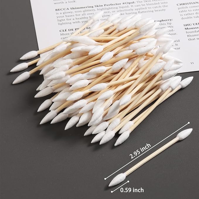 200PCS Pointed Tip Cotton Swabs, Precision Tip Cotton Swabs - Image 3