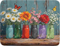 Spring Summer Floral Dish Drying Mat by Aytipun