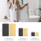 SEMAXE Towel 100% Cotton Towel for Bathroom, Bath Towel, Hand Towel - Image 3