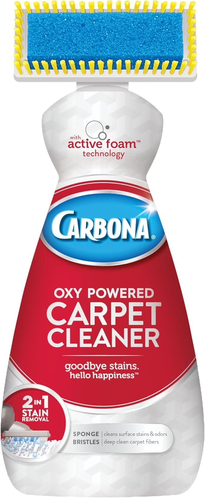 Carbona Carpet Cleaner with Brush | Oxy-Powered Foam by Carbona