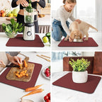 WISELIFE Dish Drying Mat Super Absorbent Drying Mat Large Dish Drying Mats - Image 7
